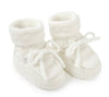 Katie Loxton Knitted Baby Booties - White