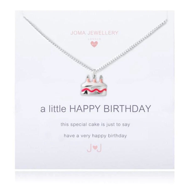 Joma Jewellery Girls A Little Happy Birthday Necklace