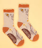Powder Summer Meadow Ankle Socks - Stone