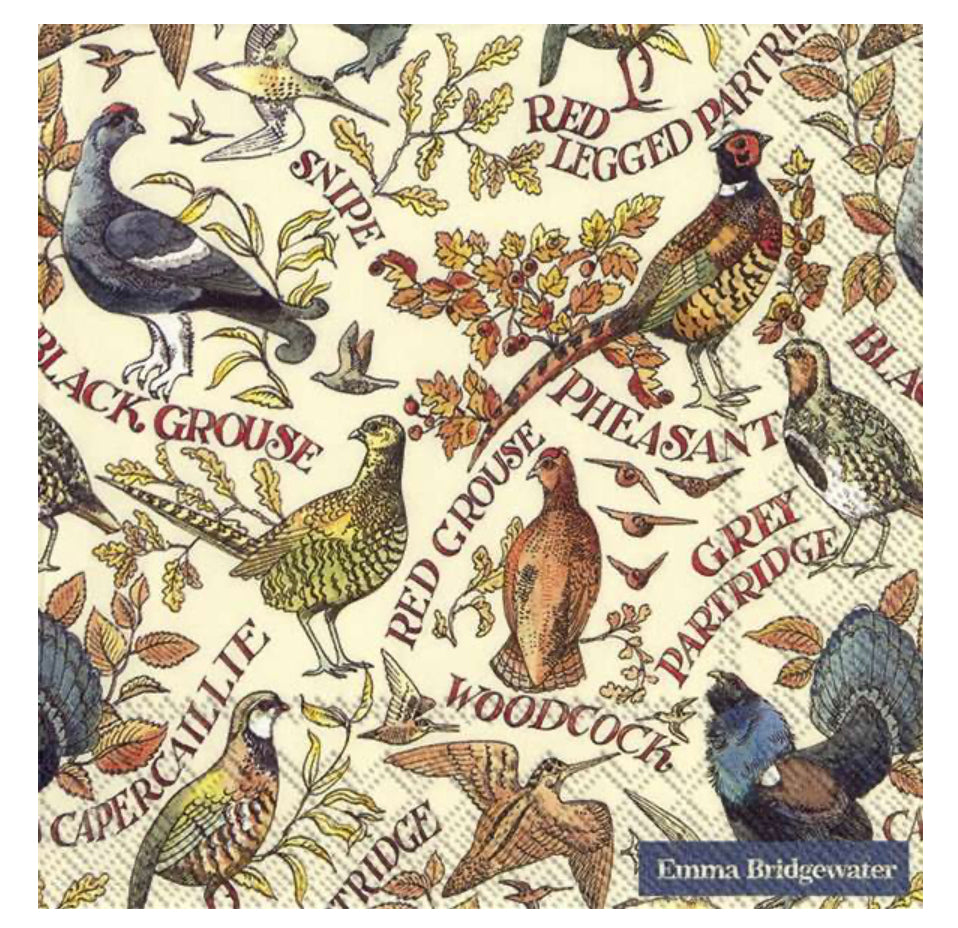 Emma Bridgewater Game Birds Paper Napkins
