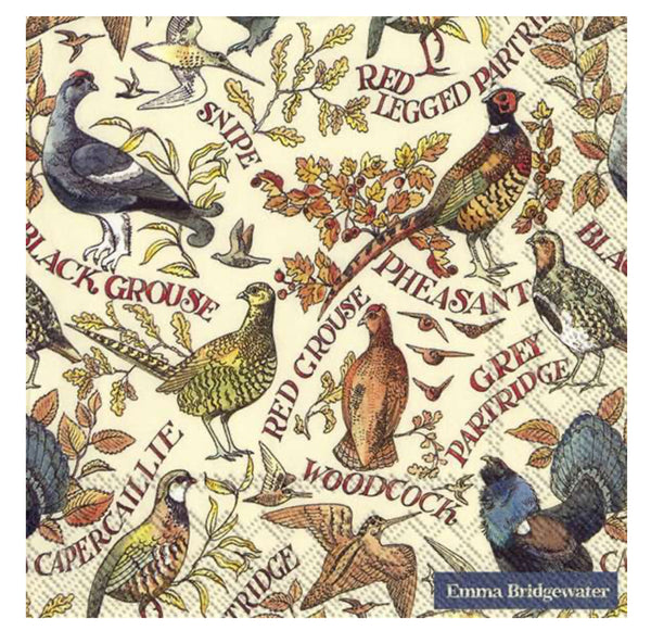 Emma Bridgewater Game Birds Paper Napkins
