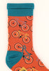 Powder Men's Ride On Socks - Tangerine