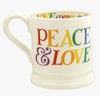 Emma Bridgewater Rainbow Toast Love is Love 1/2 Pint Mug