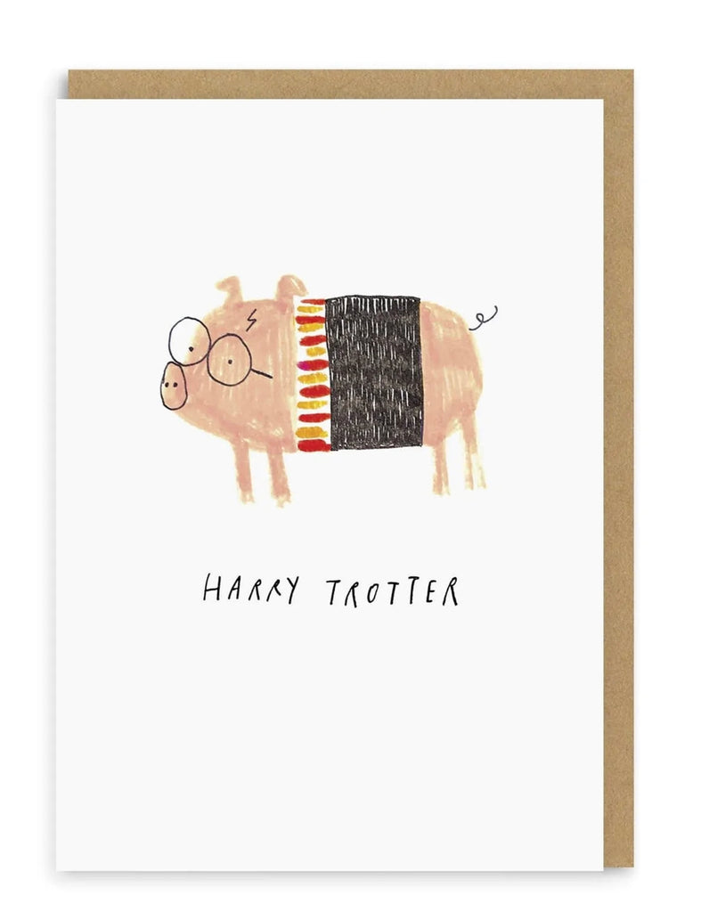 Harry Trotter Greeting Card