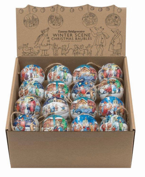 Emma Bridgewater Winter Scene Tin Bauble