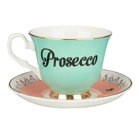 Yvonne Ellen Prosecco Tea Cup & Saucer