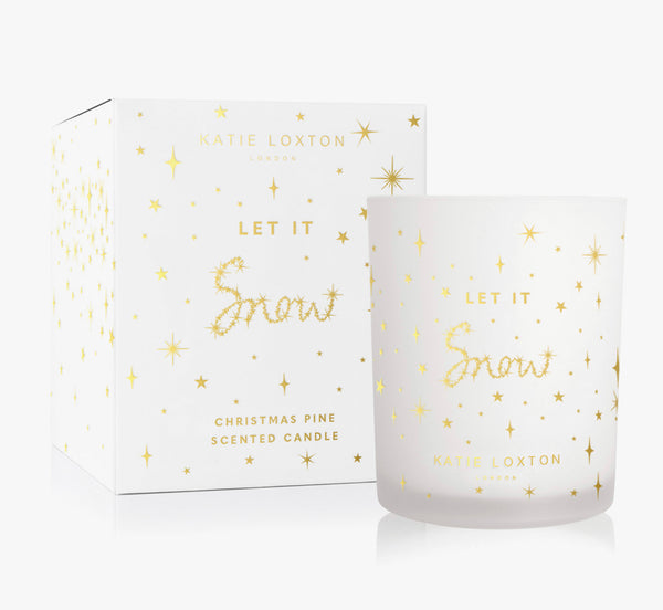 Katie Loxton Festive Candle - Let It Snow