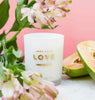 Katie Loxton Sentiment Candle - Love Love Love