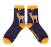 Powder Jumper Stag Ankle Socks - Navy