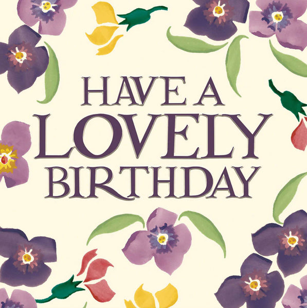 Emma Bridgewater Have A Lovely Birthday Card