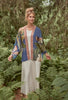 Powder Delicate Tropics Kimono Jacket - Indigo