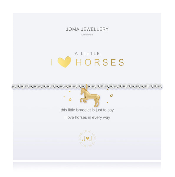 Joma Jewellery A Little I Love Horses Bracelet