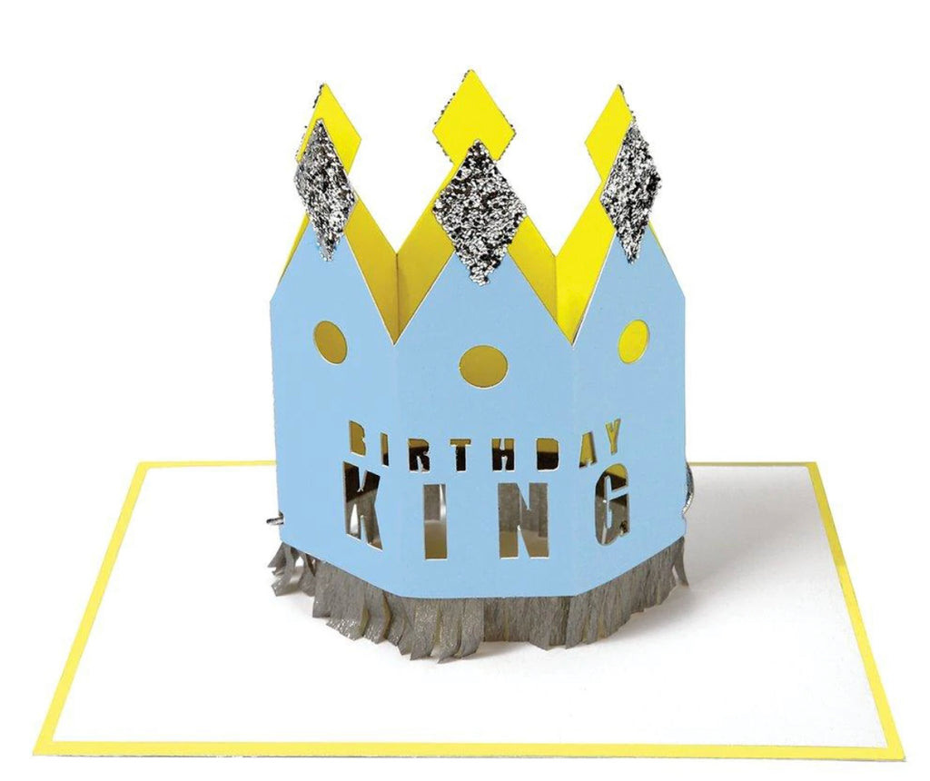 Meri Meri Crowned Birthday King Card