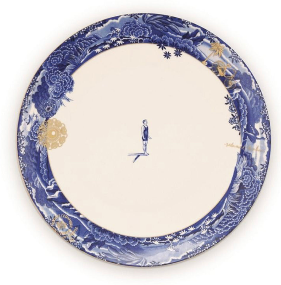 Pip Studio Heritage Border Blue Plate 26.5 cm