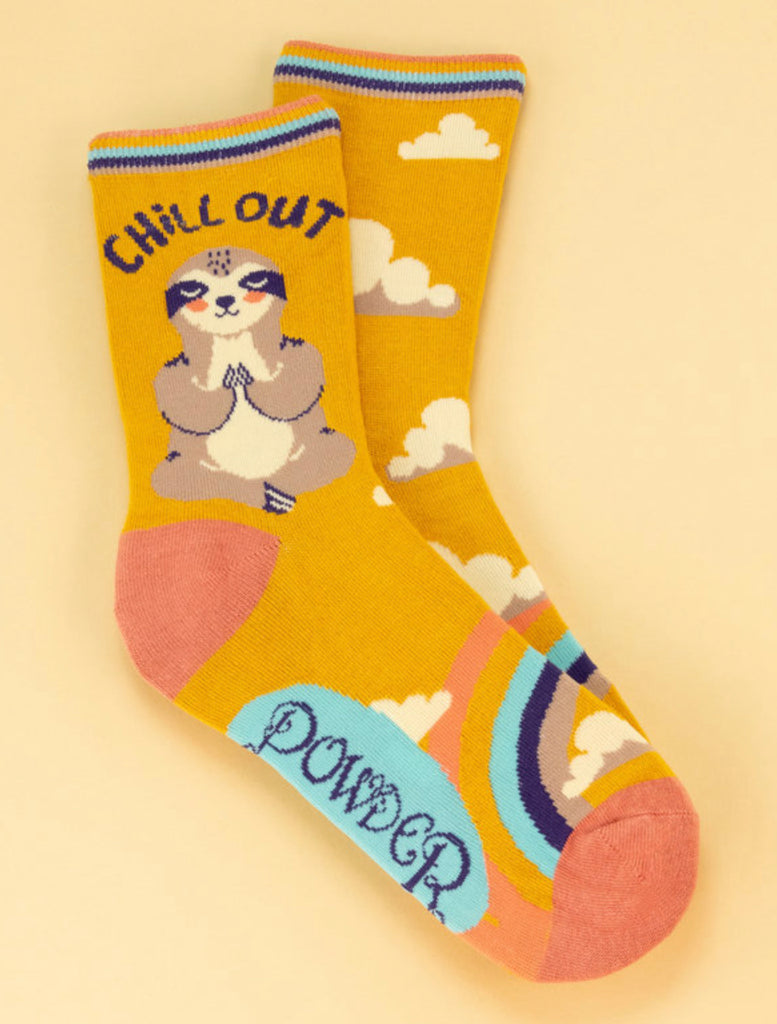 Powder Chill Sloth Ankle Socks