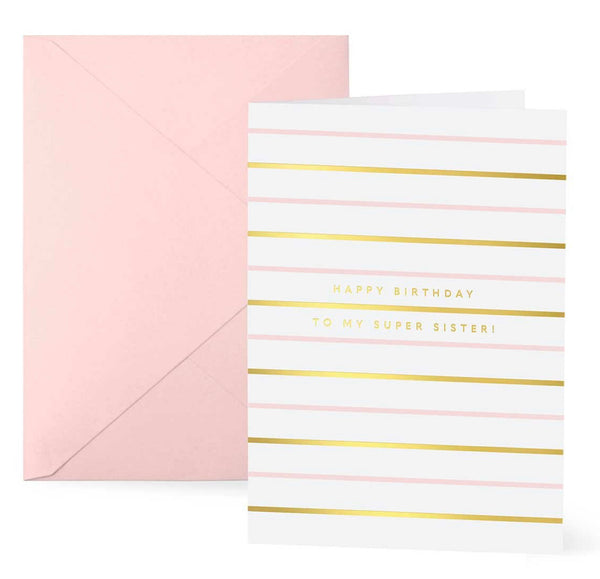 Katie Loxton Happy Birthday To My Super Sister! Card