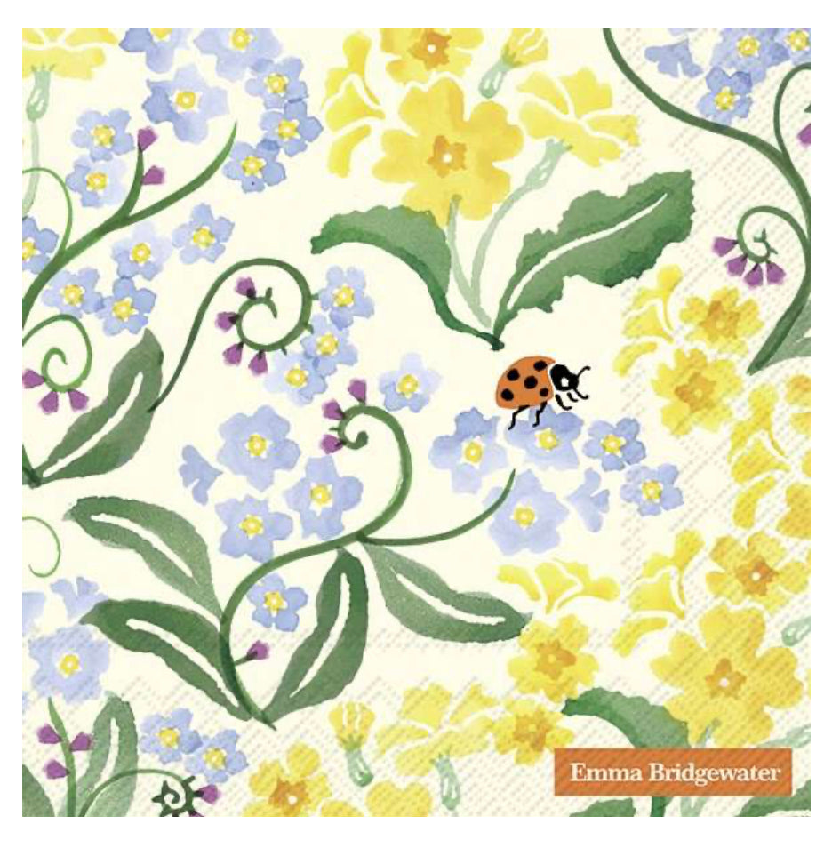 Emma Bridgewater Forget Me Not & Primrose Paper Napkins