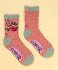 Powder Tattoo 'Mum' Ankle Socks - Pink