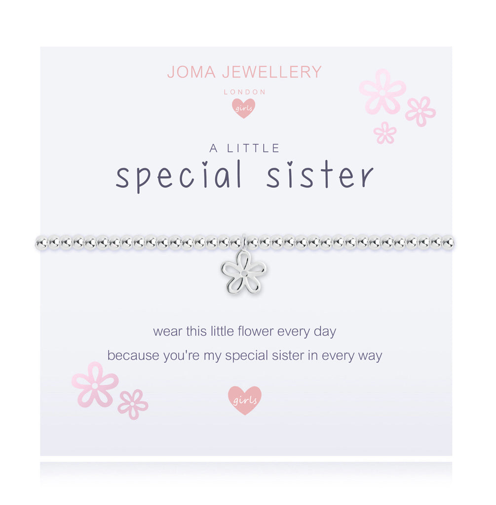 Joma Jewellery Girls A Little Special Sister Bracelet