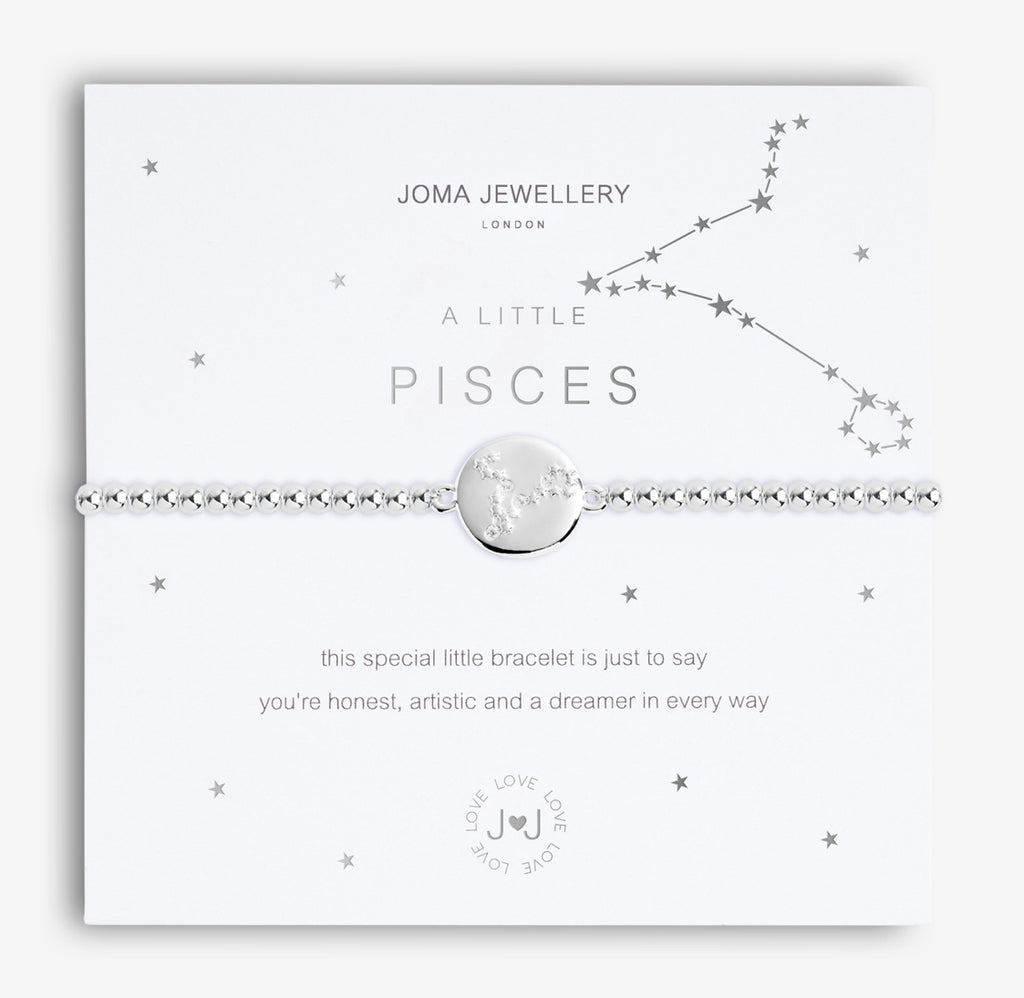 Joma Jewellery Star Sign A Little Pisces Bracelet