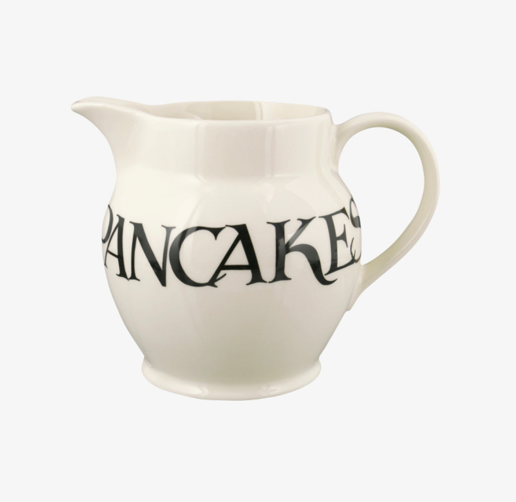 Emma Bridgewater Black Toast Pancakes 1 1/2 Pint Jug