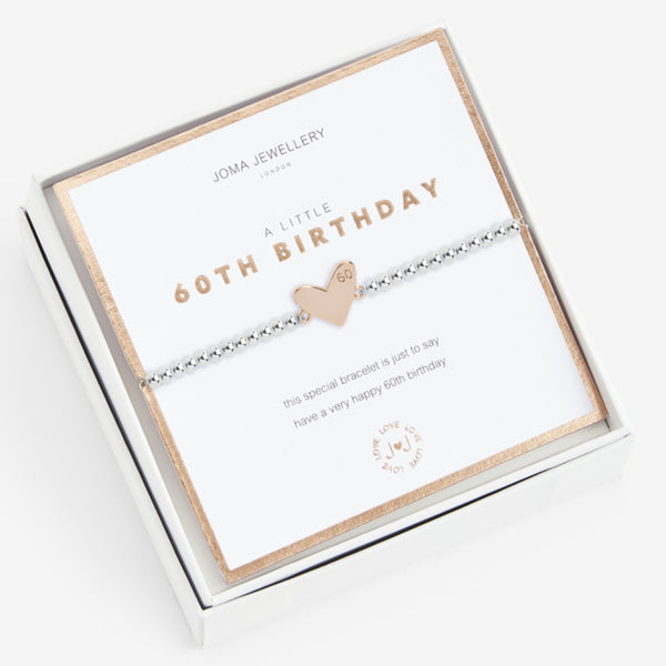 Joma Jewellery Beautifully Boxed A Little Happy 60th Birthday Star Bracelet