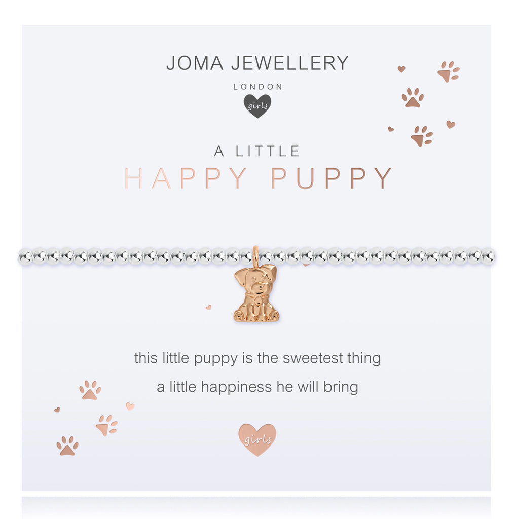 Joma Jewellery Girls A Happy Puppy Bracelet