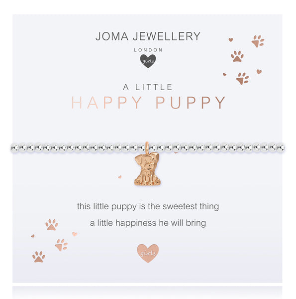 Joma Jewellery Girls A Happy Puppy Bracelet