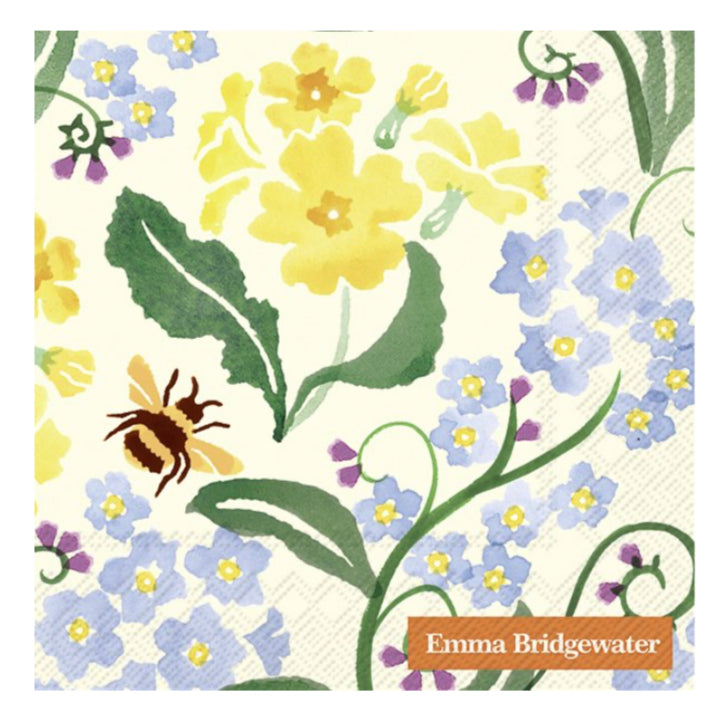 Emma Bridgewater Forget Me Not & Primrose Paper Cocktail Napkins