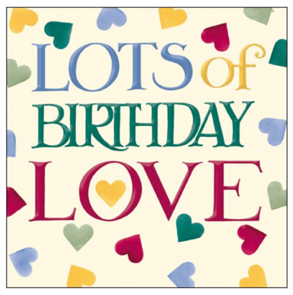 Emma Bridgewater Birthday Love Card