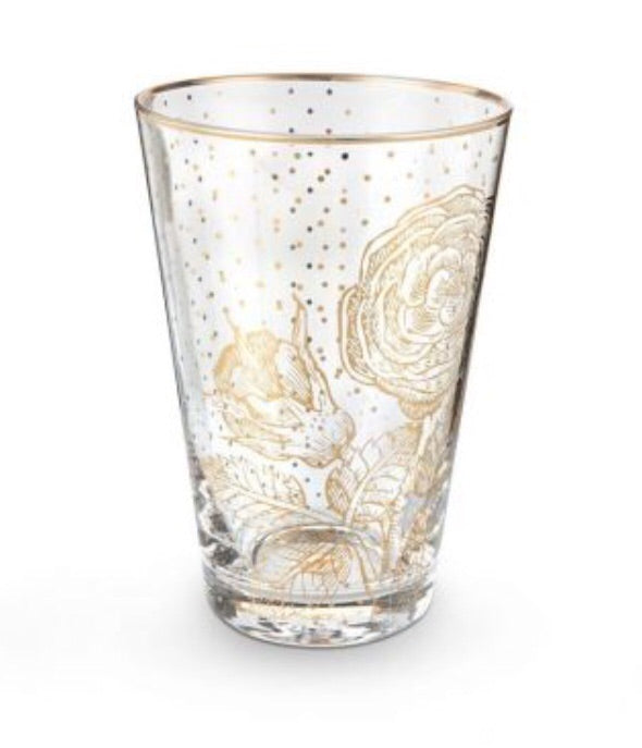 PiP Studio Longdrink Glass Royal Golden Flower