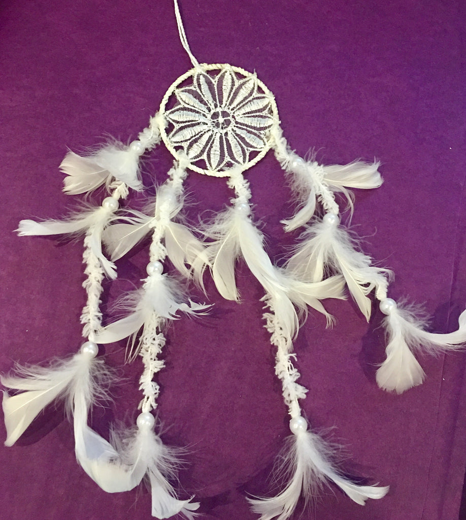 White Feather Dreamcatcher