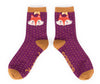 Powder Fox Ankle Socks