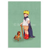 Belle & Boo 'King' Card