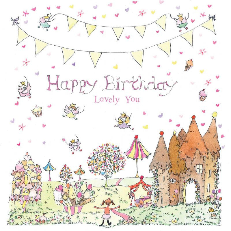 The Porch Fairies Birthday Card - Lovely You