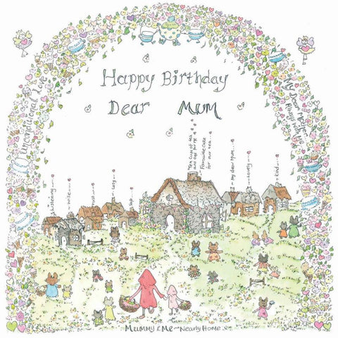 The Porch Fairies Birthday Card - Dear Mum