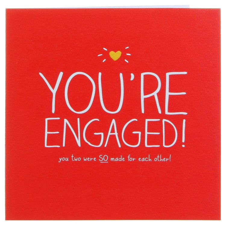 Happy Jackson You're Engaged Card