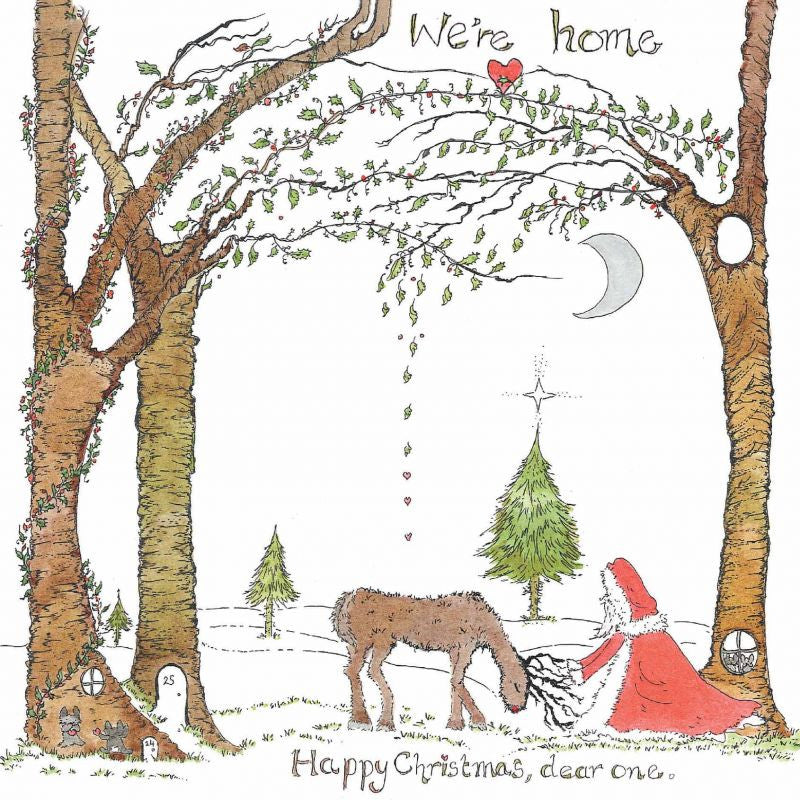 The Porch Fairies Christmas Card - 'We're Home'