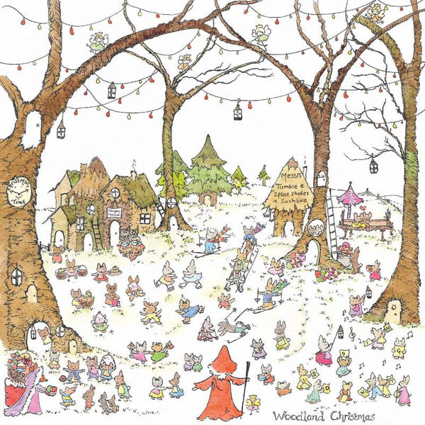 The Porch Fairies Christmas Card - 'Woodland Christmas'