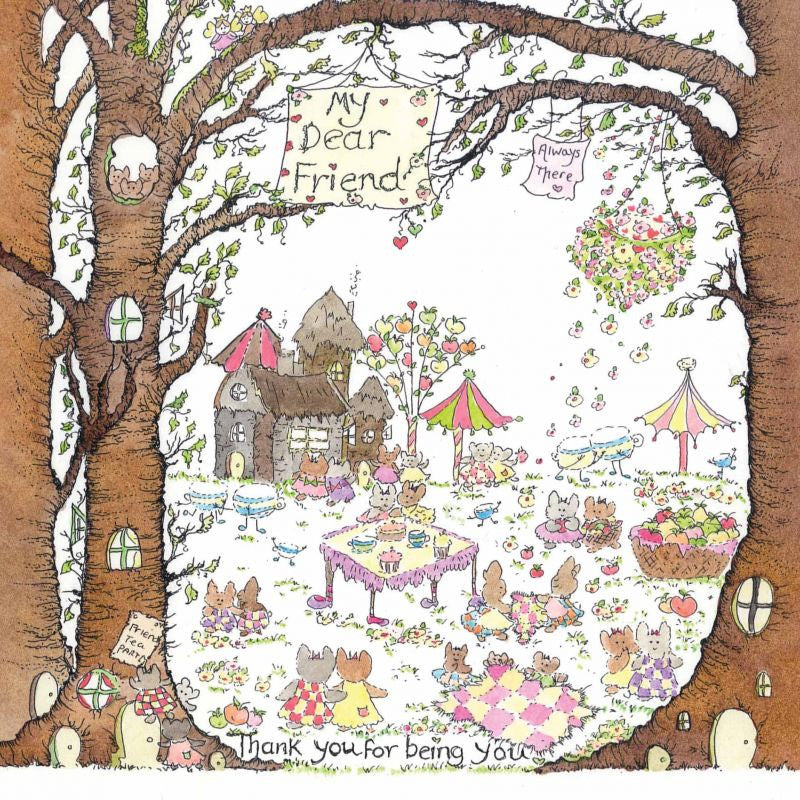 The Porch Fairies Card - 'Woodland Friends'